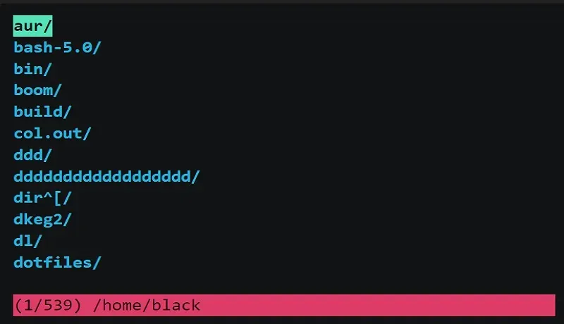 A Simple and Quick Linux File Manager Command Line Tool